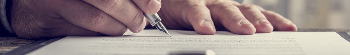 business contract attorney signing contract