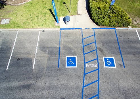 Two Handicapped Parking Spots